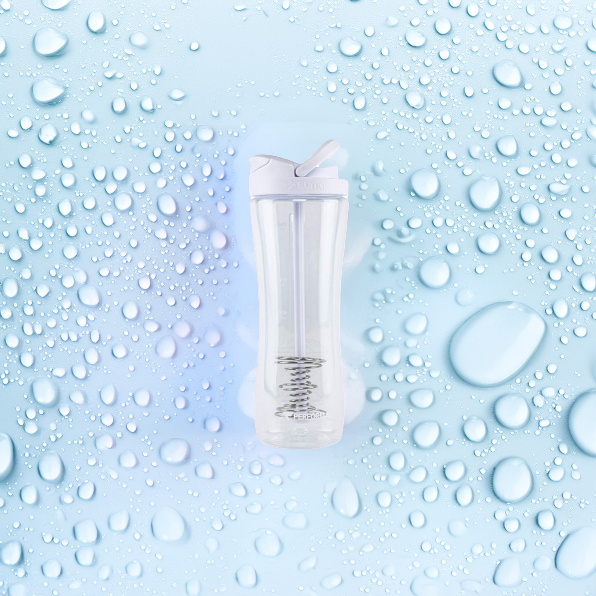 LUMA Shaker Bottle – 28oz - White