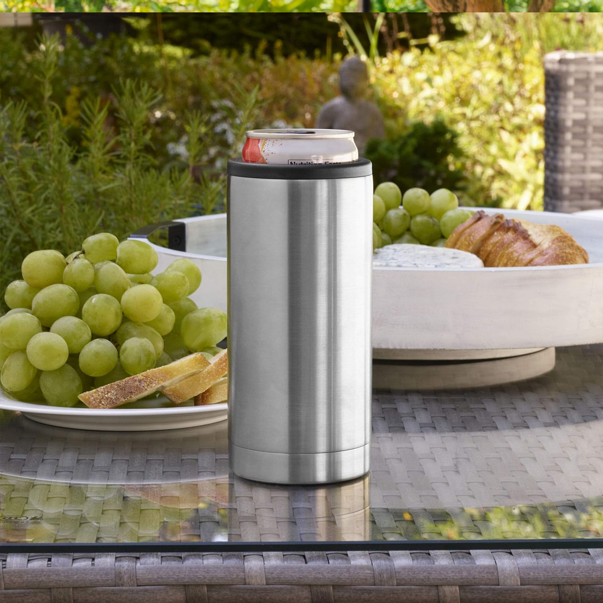 Houdini Slim Can Cooler – Stainless Steel