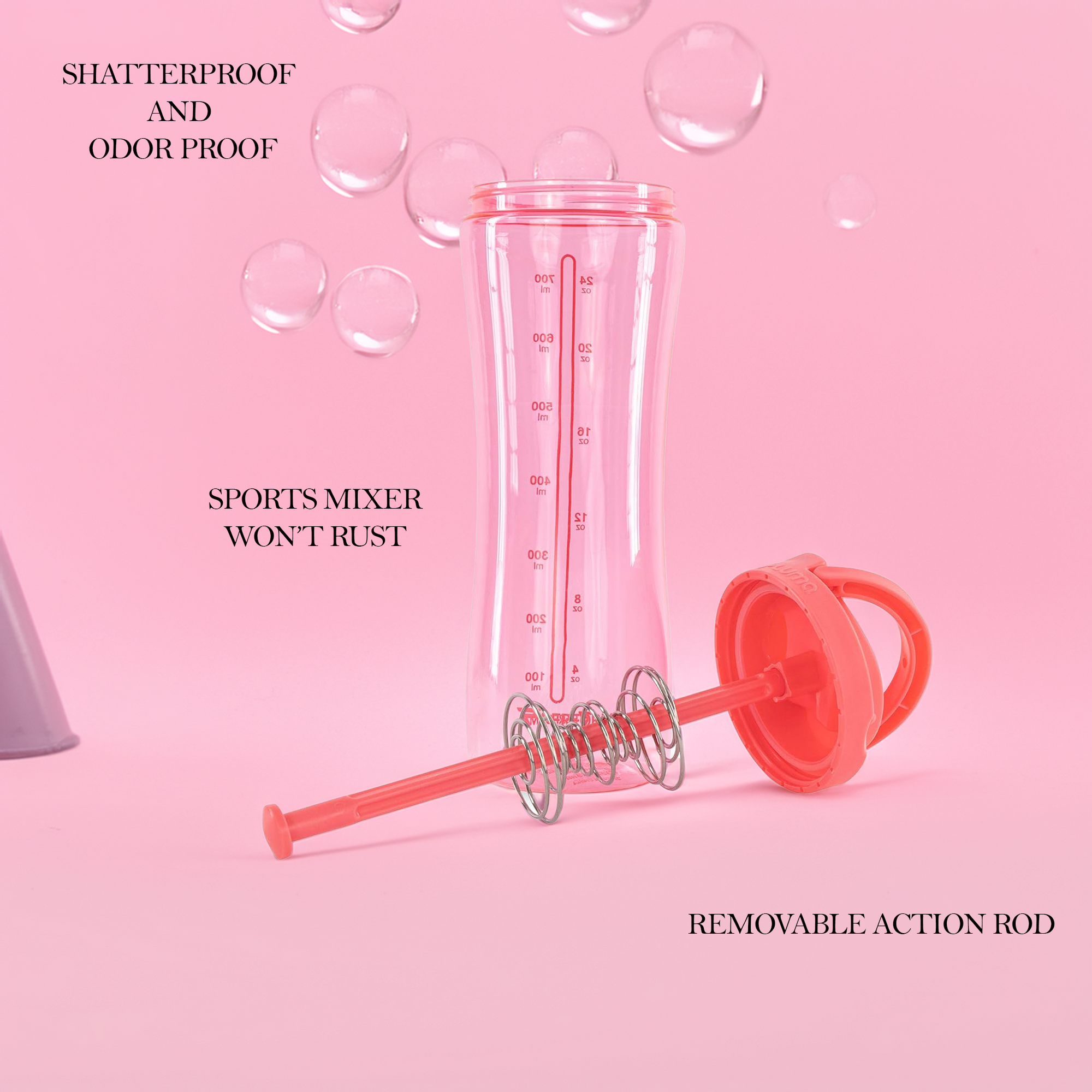 LUMA Shaker Bottle – 28oz - Rose