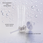 LUMA Shaker Bottle – 28oz - White