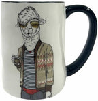 Hipster Animal Coffee Mugs 6pc 17.5 oz. by Signature Housewares
