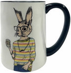 Hipster Animal Coffee Mugs 6pc 17.5 oz. by Signature Housewares