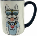 Hipster Animal Coffee Mugs 6pc 17.5 oz. by Signature Housewares