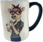Hipster Animal Coffee Mugs 6pc 17.5 oz. by Signature Housewares
