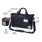Day Away Dog Travel Tote – Black