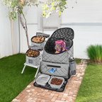 Dog Travel Backpack – Gray