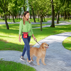 Compact Dog Walking Bag with Storage & Reflective