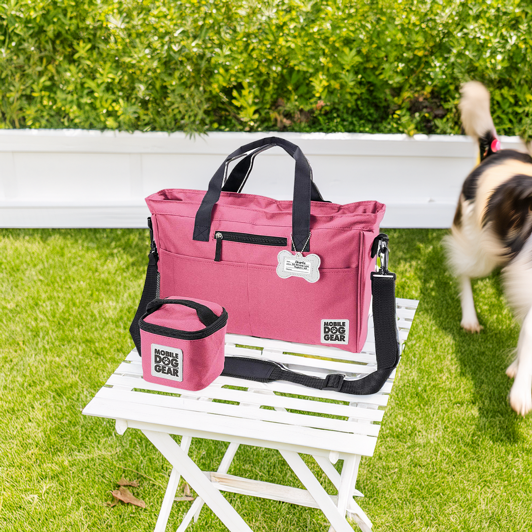 Day Away Dog Travel Tote – Pink